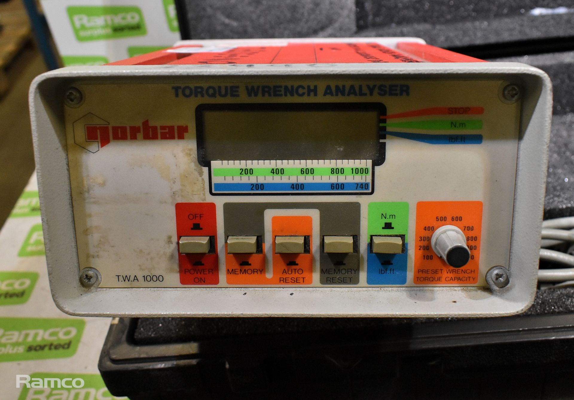 Norbar TWA 1000 torque wrench analyser - in case - Image 3 of 5