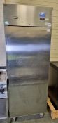 Electrolux RS06N41FS stainless steel single door upright freezer - W 725 x D 785 x H 2005mm