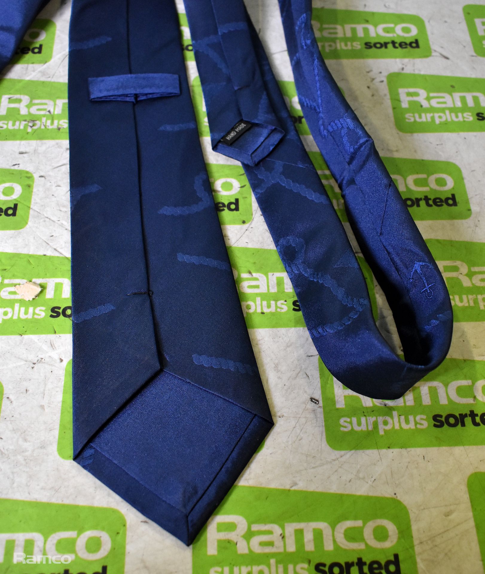 3x blue ties with naval patterns and images - Bild 2 aus 2