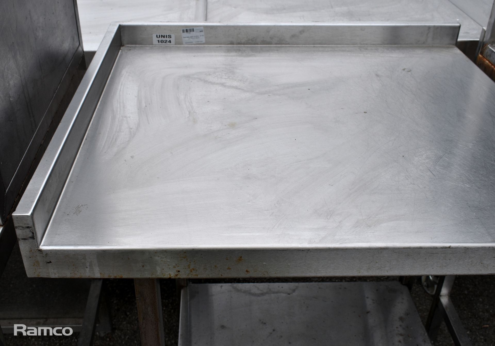 Stainless steel worktop - W 800 x D 730 x H 950mm - Bild 2 aus 3