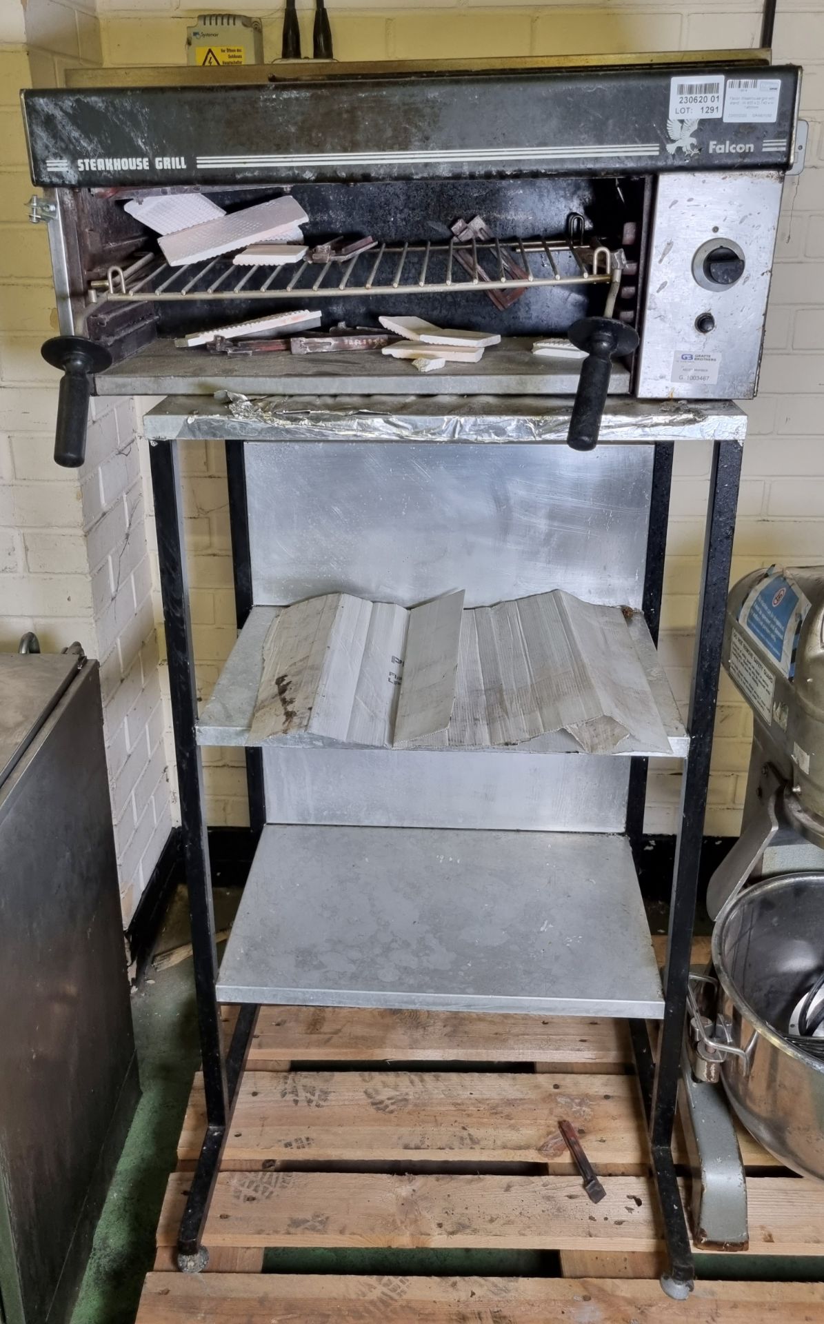Falcon Steakhouse grill with stand - W 800 x D 740 x H 1450mm