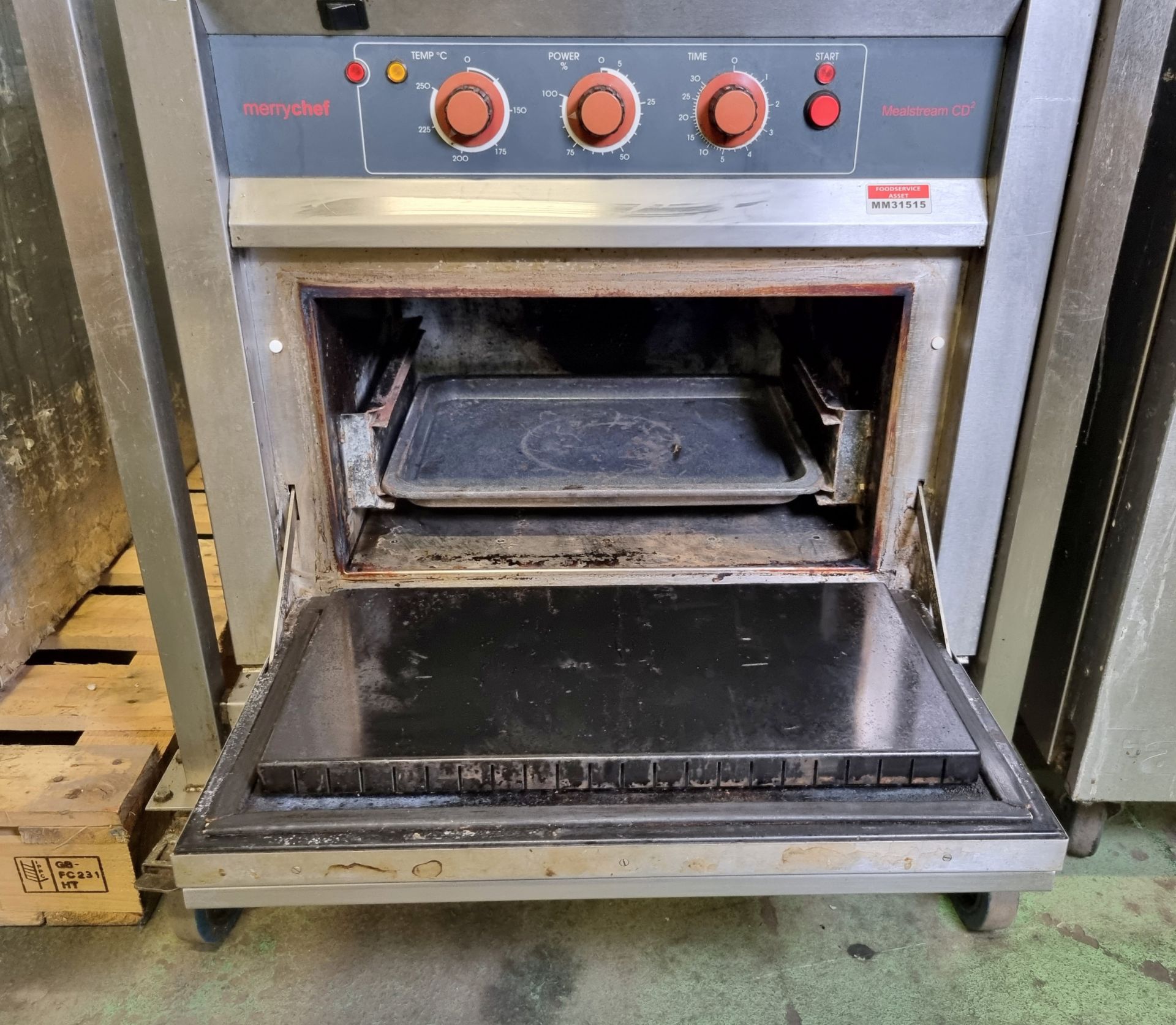 Merrychef CTM3-CD2 combination oven with trolley - W 880 x D 730 x H 1020mm - Image 4 of 5