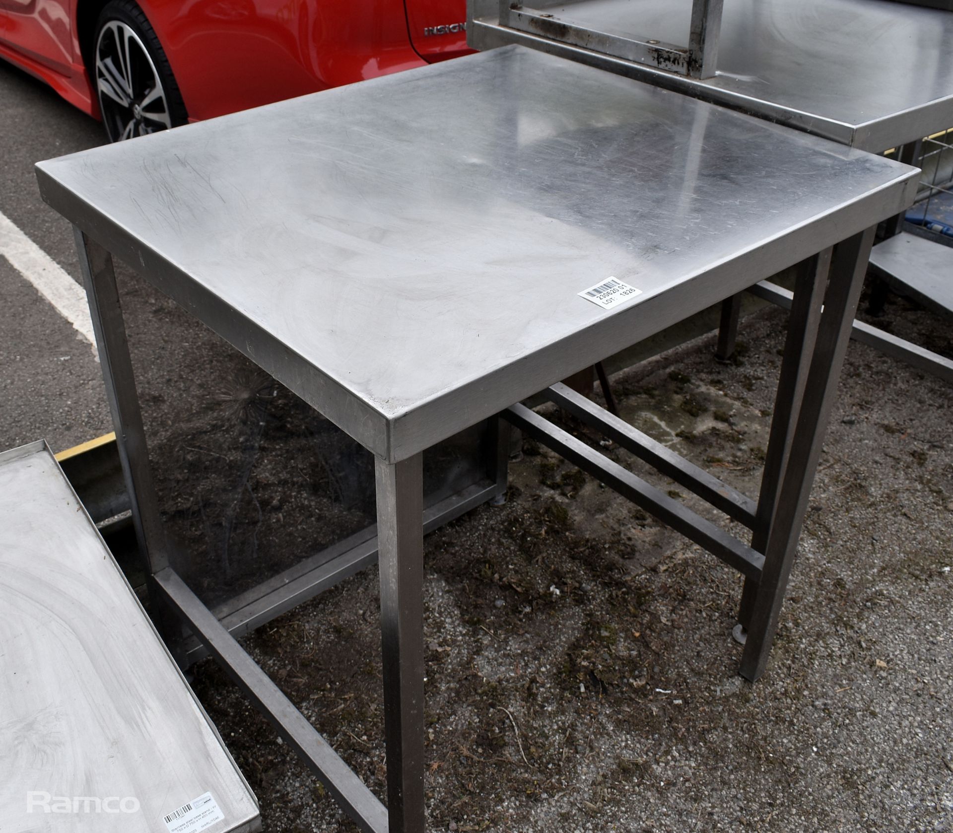 Stainless steel workbench - W 800 x D 700 x H 950mm - Bild 2 aus 2