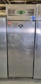Foster EPROG600H stainless steel single door upright fridge - W 705 x D 825 x H 2080mm