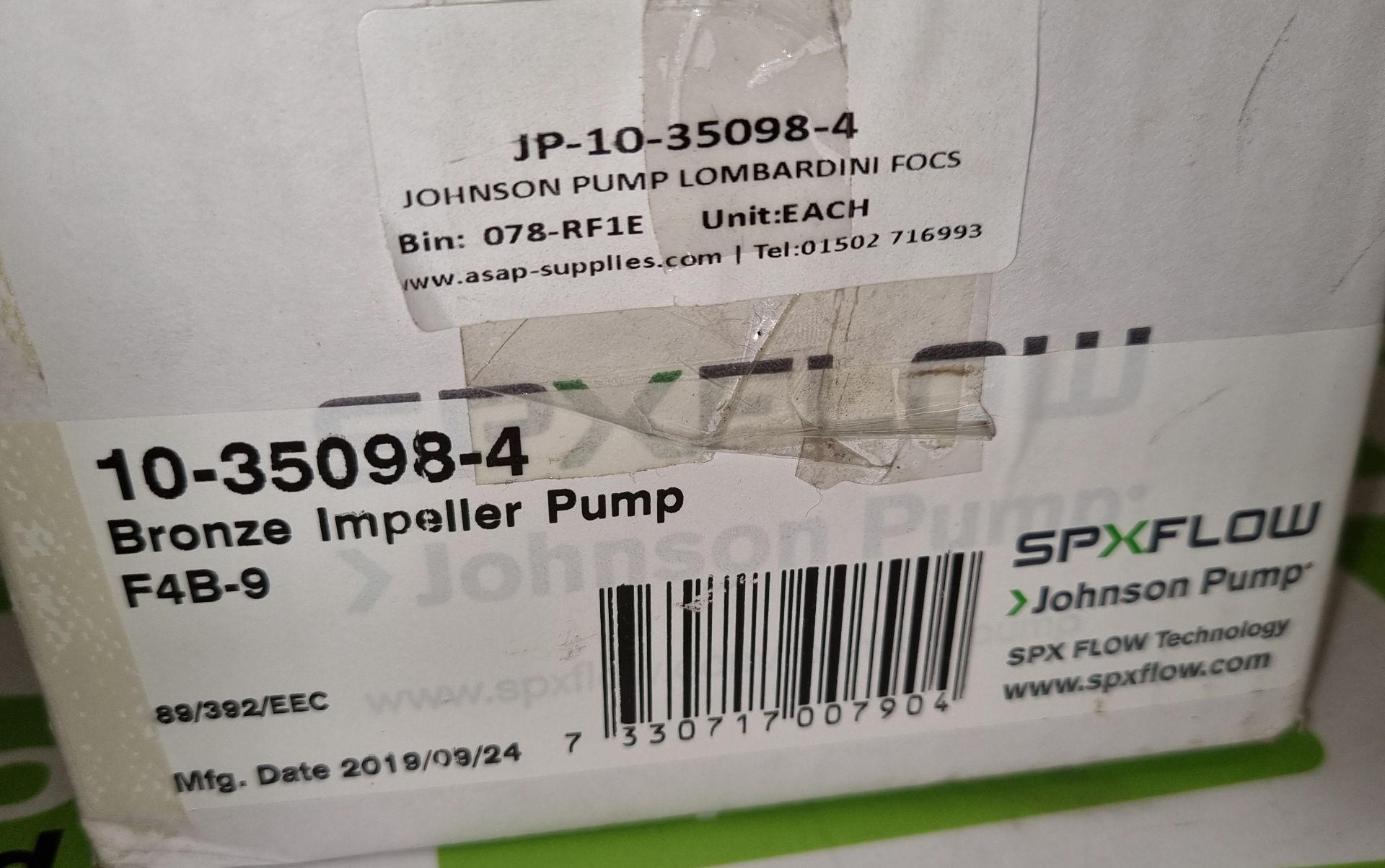Spxflow johnson pump F4B-9 bronze impeller pump - Bild 5 aus 5