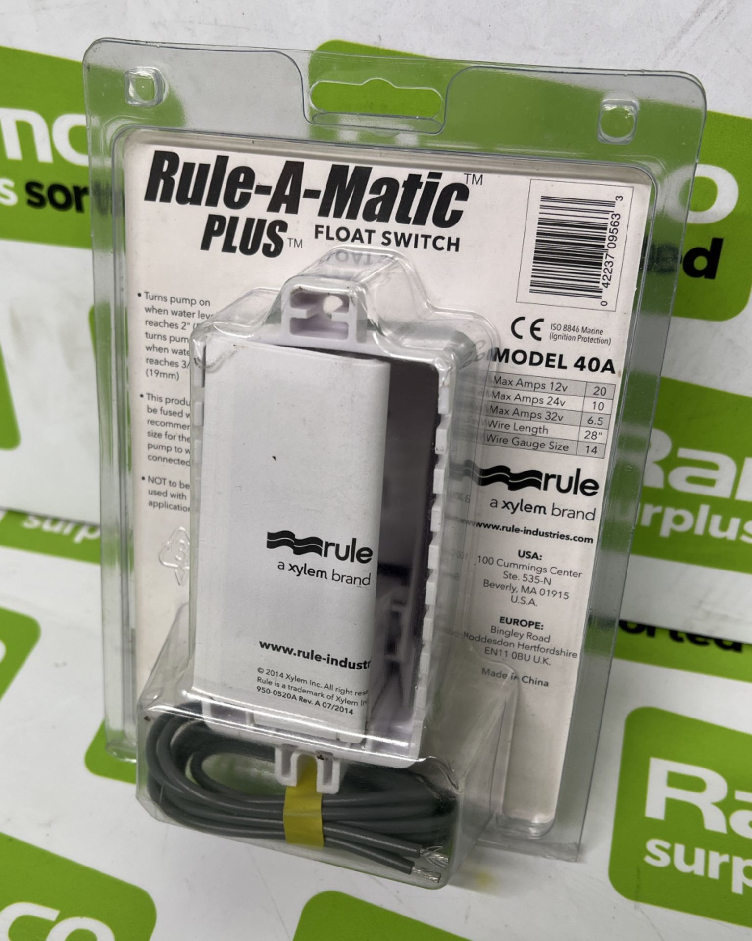 Rule-A-Matic 40A 12-24-32VDC float switch - Bild 2 aus 2