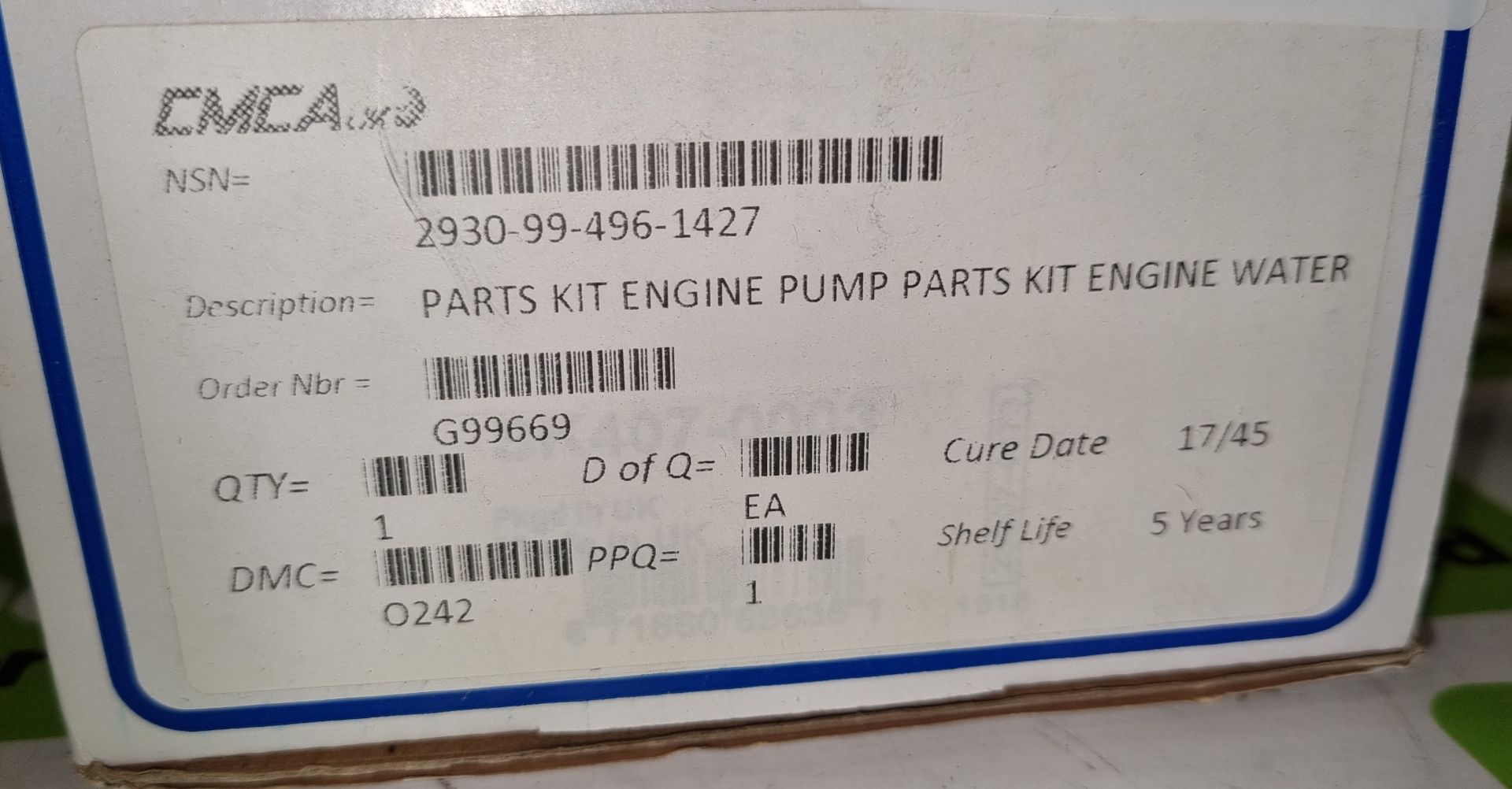 Jabsco impeller removal tool kit - (parts kit engine pump parts kit engine water) - Bild 4 aus 5