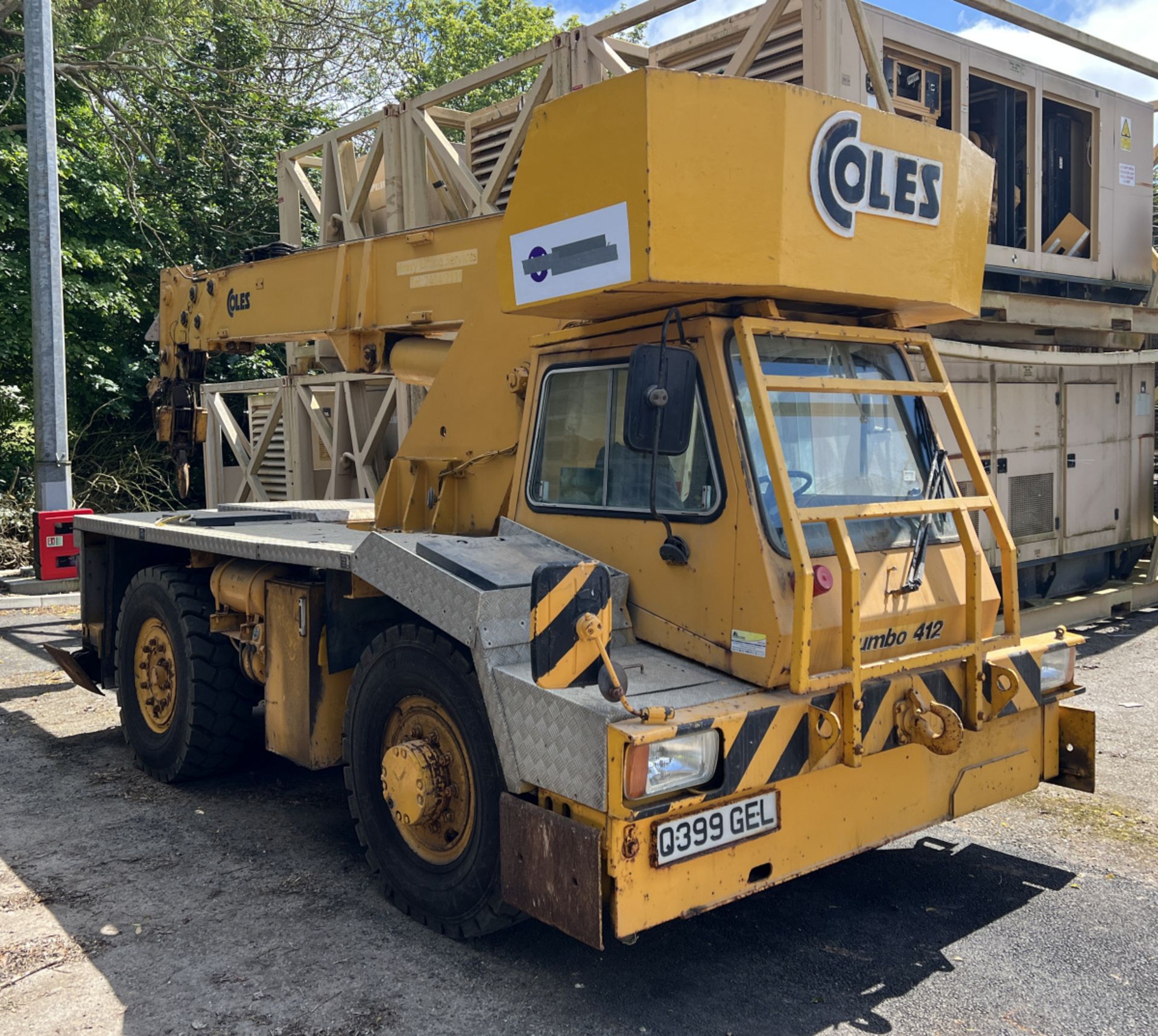 Coles Jumbo 412 12T static crane - 1986 - 3700cc engine - Diesel - Image 3 of 39