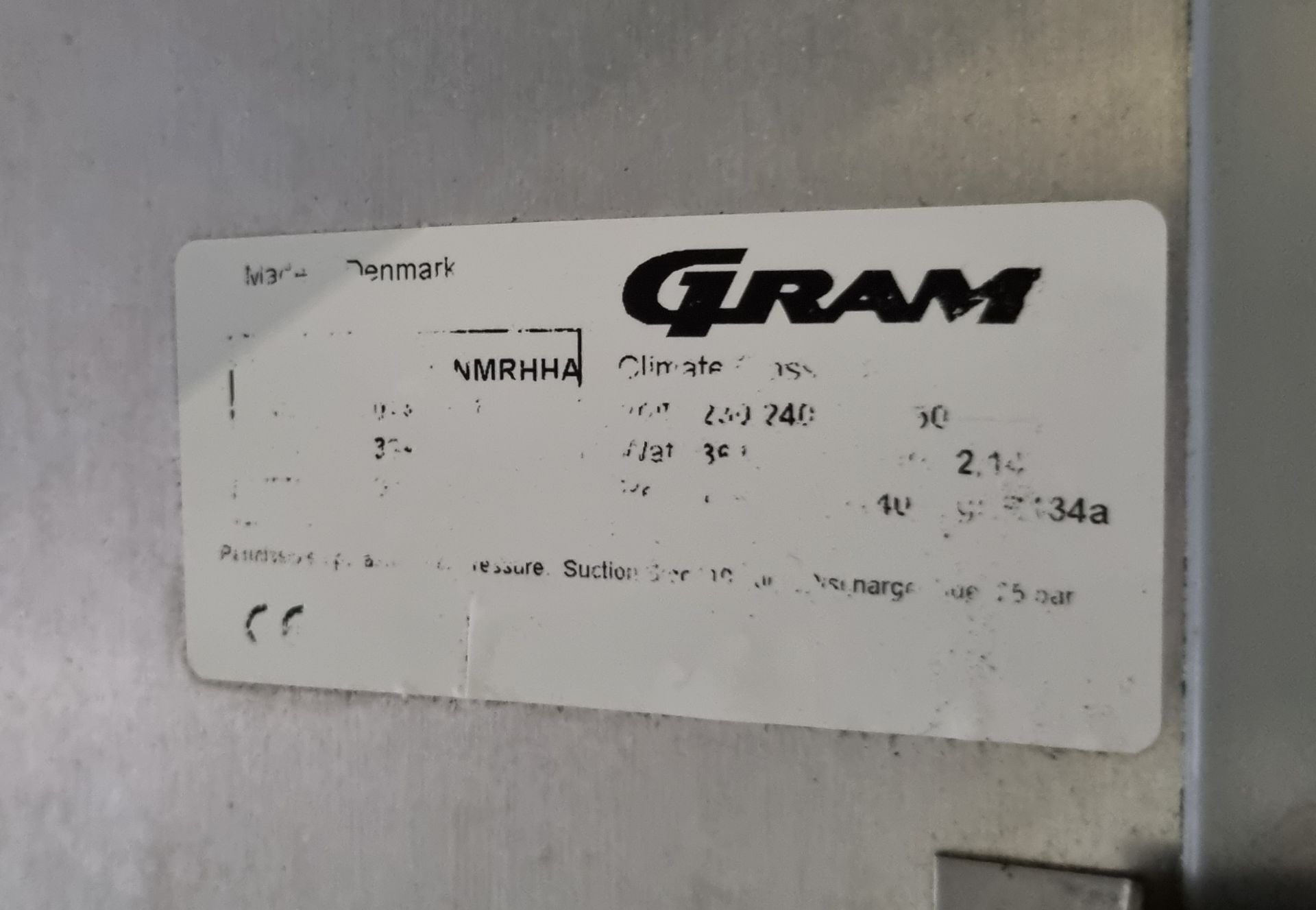 Gram K625 Laboratory refrigerator - W 805 x D 755 x H 2000mm - Image 4 of 5