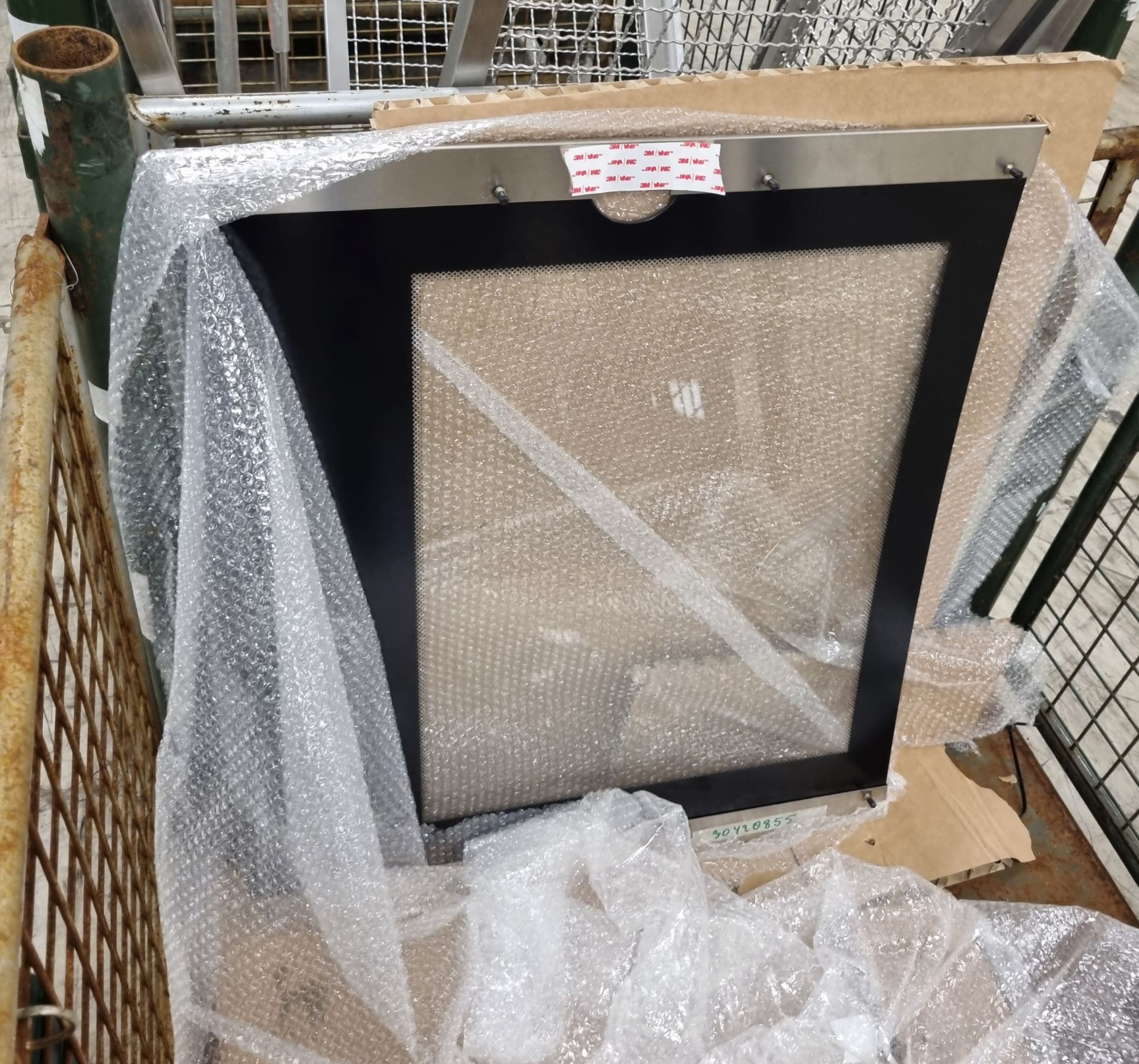 Catering spares - 2x glass panels - W 800 x D 5 x H 950 mm, 4x gate locking mechanism right - Image 5 of 9