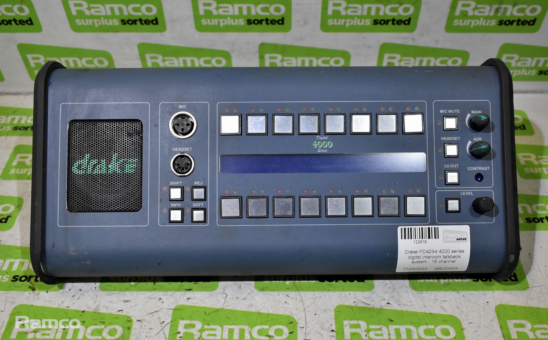 Drake PD4294 4000 series digital intercom talkback system - 16 channel - Bild 3 aus 5