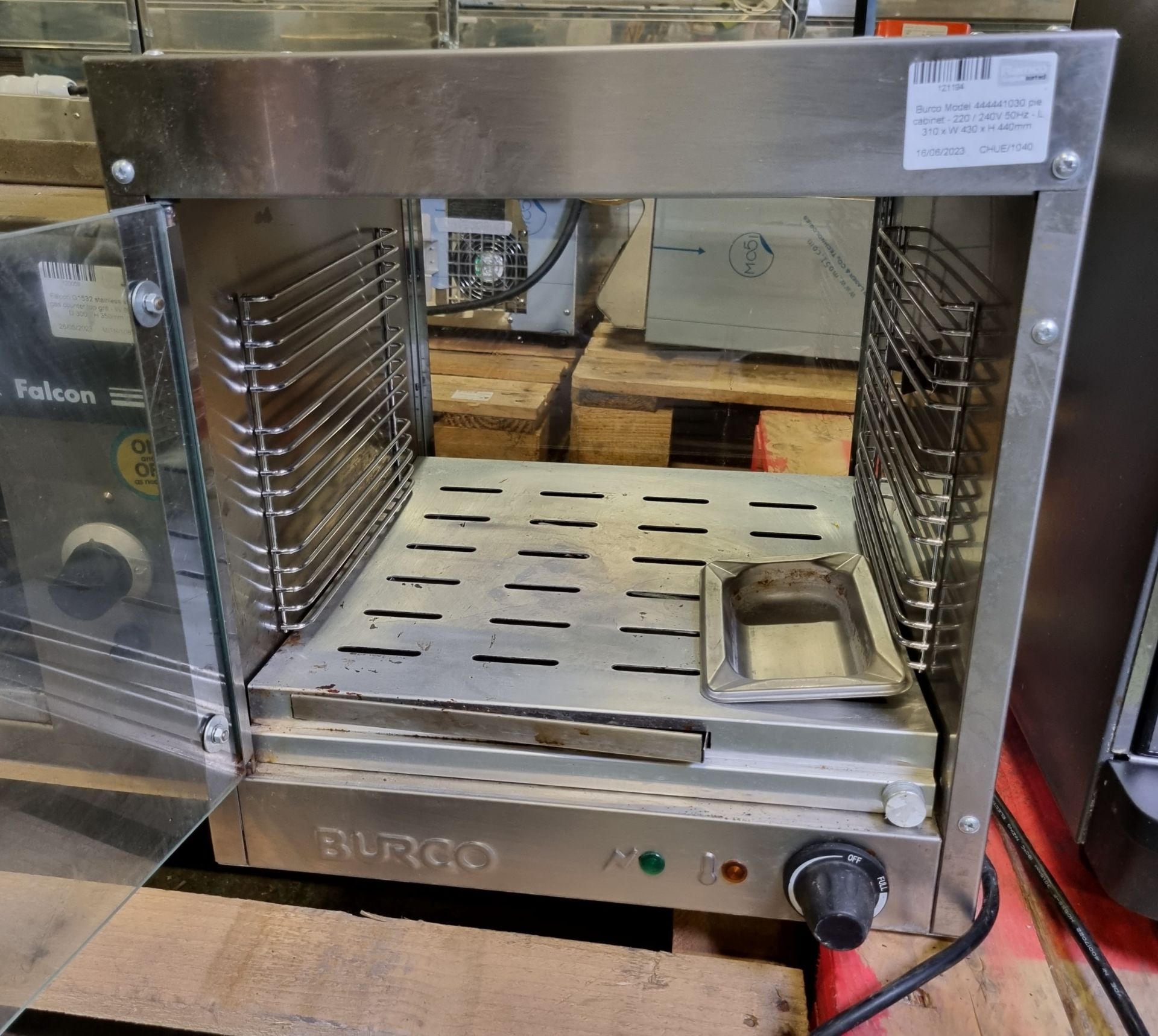 Burco Model 444441030 pie cabinet - 220 / 240V 50Hz - L 310 x W 430 x H 440mm - Image 3 of 3