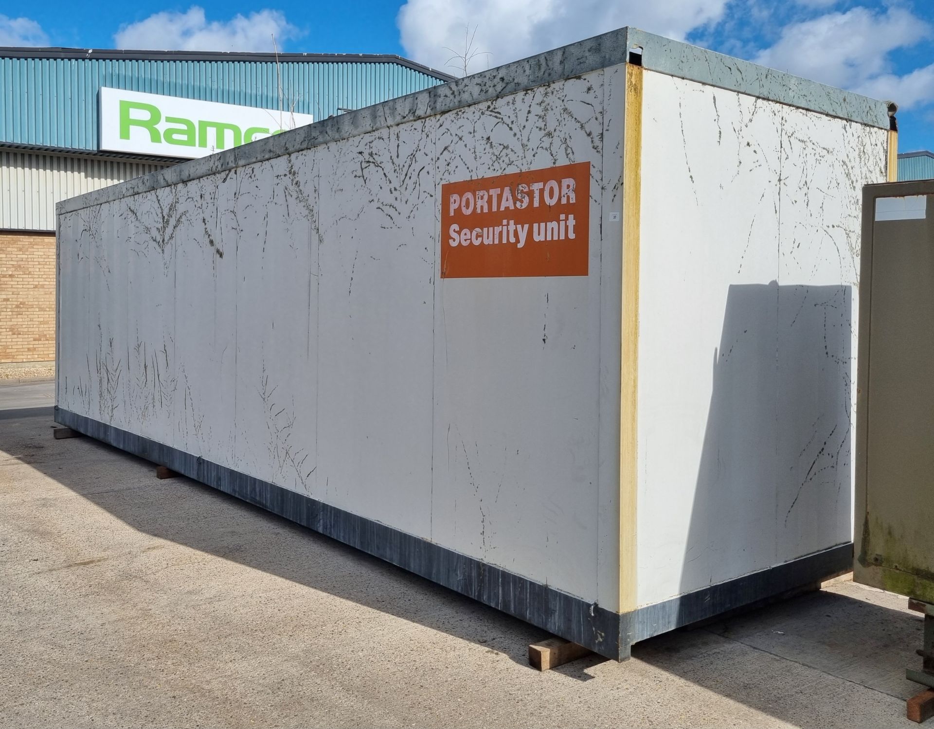 30 foot Portastor steel security container -1x consumer unit 3x 36w lighting 1x double socket - Image 2 of 12