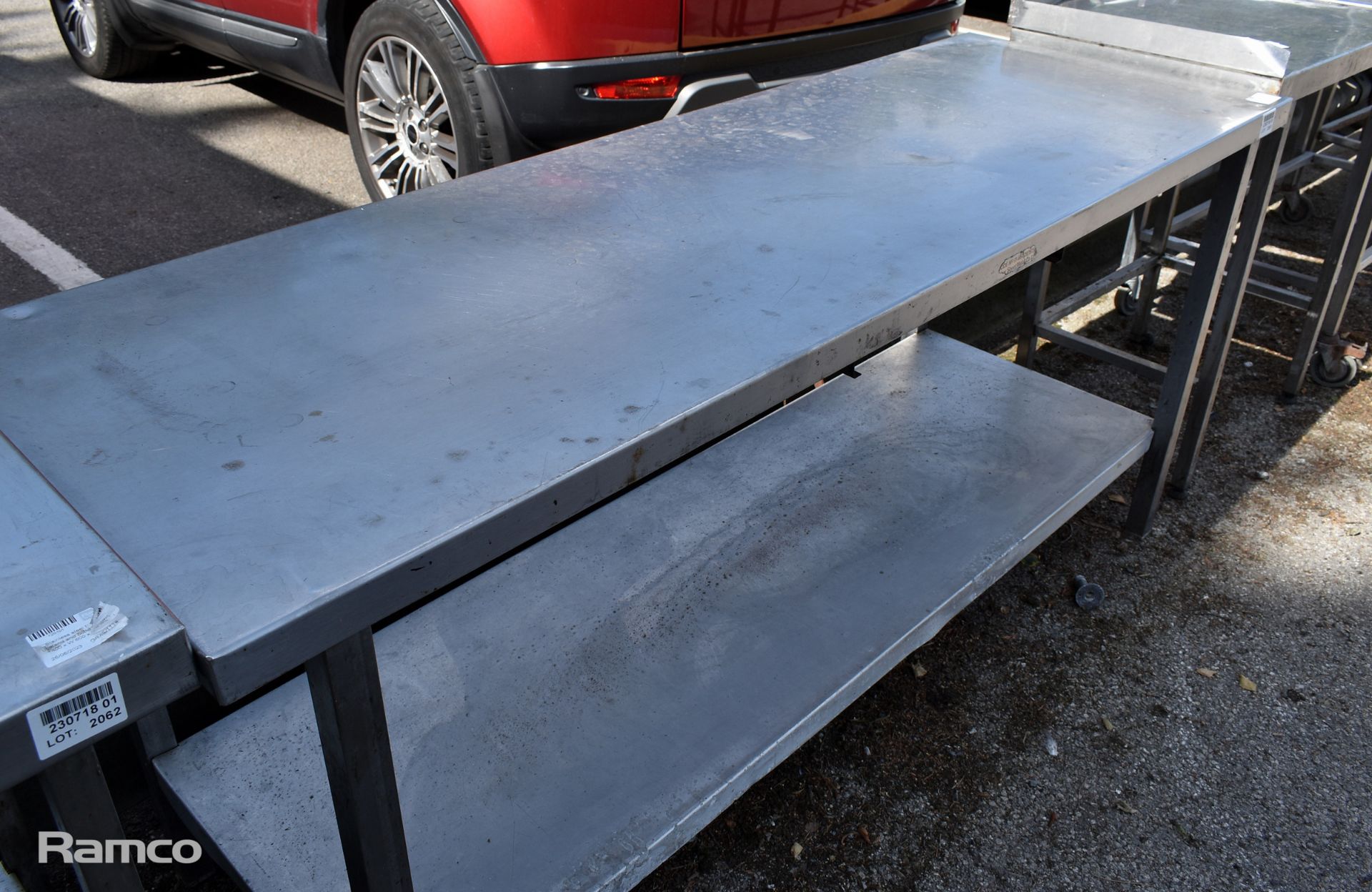 Stainless steel preparation table - L 1830 x W 610 x H 830mm - Bild 3 aus 3