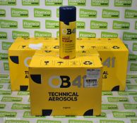 3 packs of OB41 400ml multi-use spray tins of brake cleaner - 12 per pack