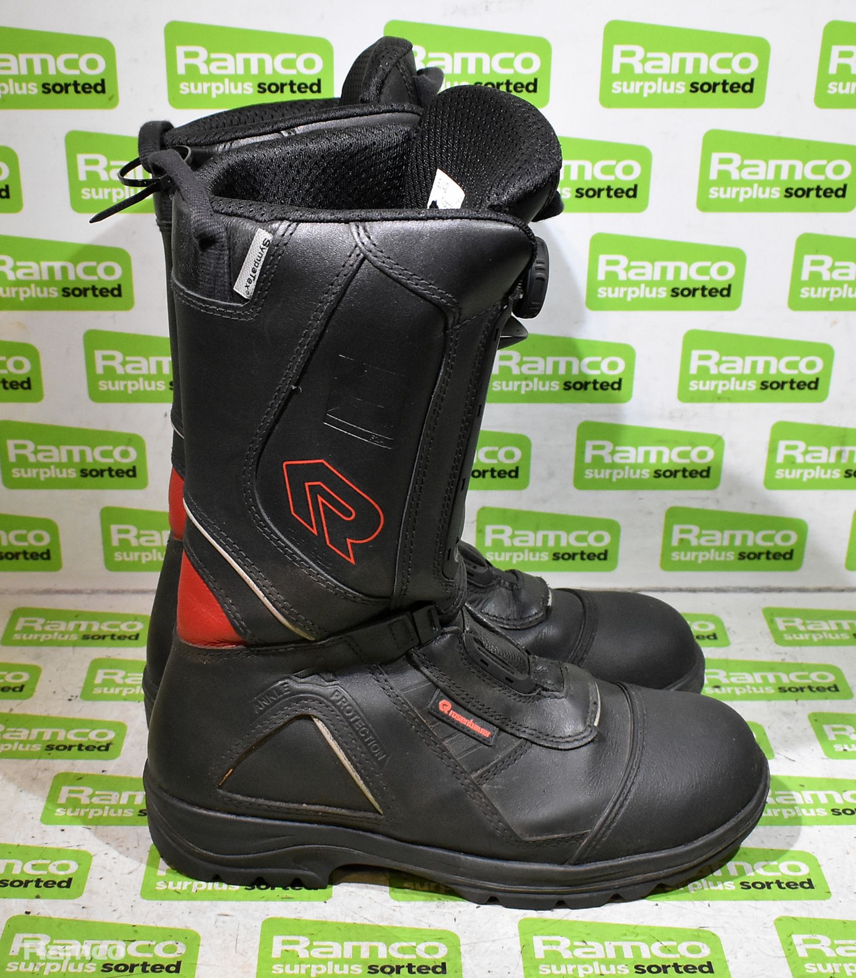 Rosenbauer Sympatex Fire & Heat Resistant Boots Pair - Size: EU 42, UK 8 - Image 2 of 4