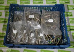 Linch pins - 4.5mm & 10mm, Spring pins (R Clips) 5mm