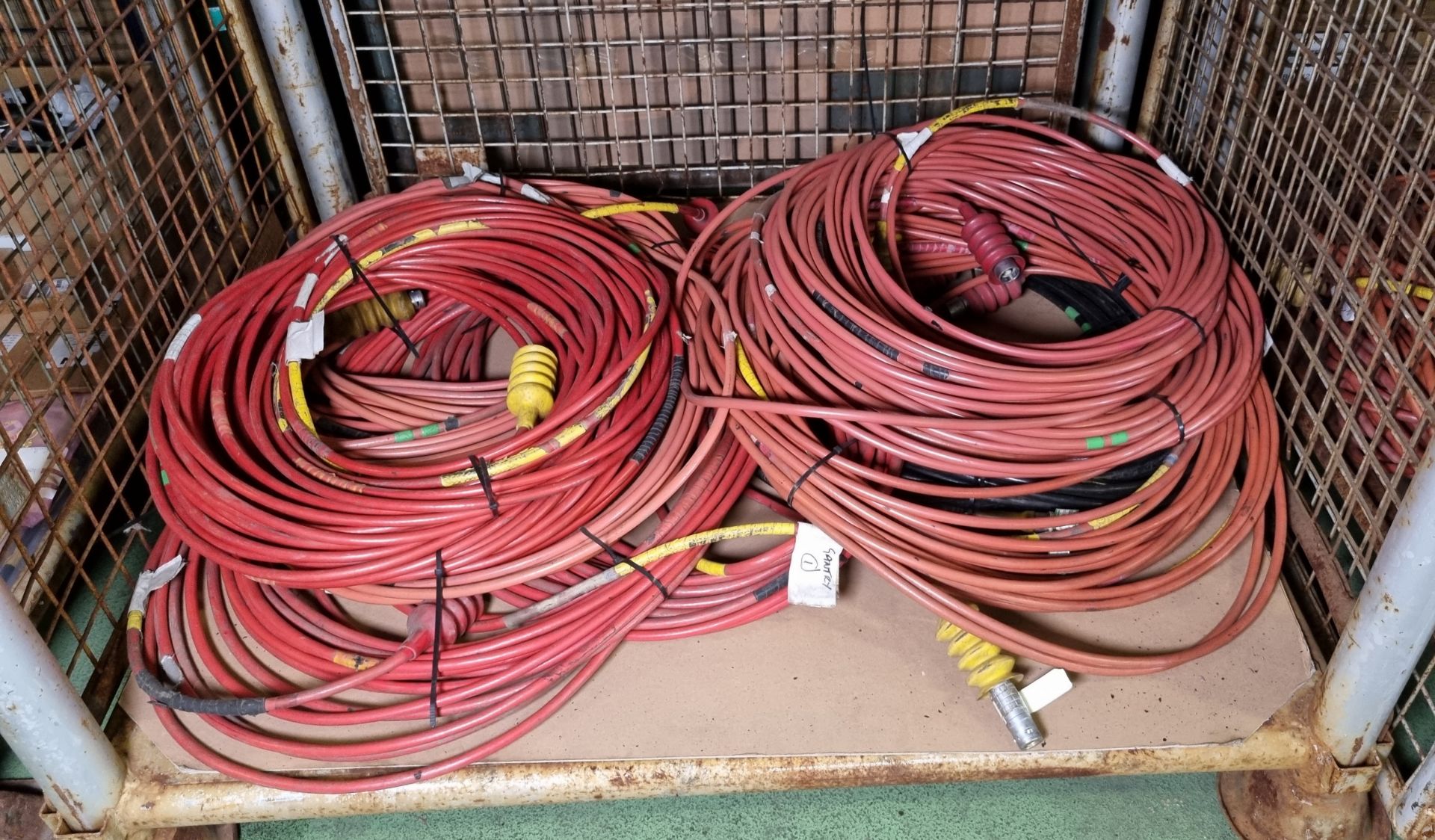 6 x Heavy duty single coaxial cable with Lemo connectors
