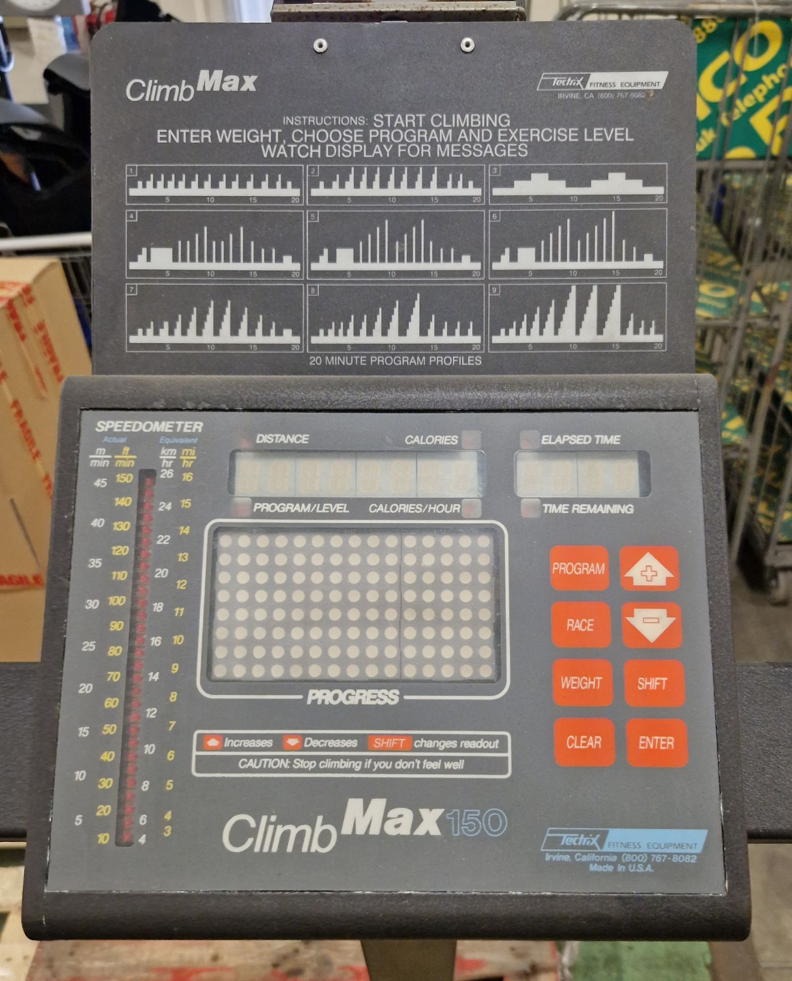 Tectrix ClimbMax stepper machine - L 1117 x W 787 x H 1498mm - Image 4 of 4