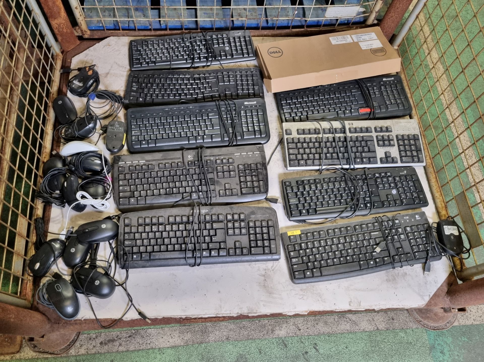 10x wired and wireless keyboards - 13x wired mice - Image 2 of 5
