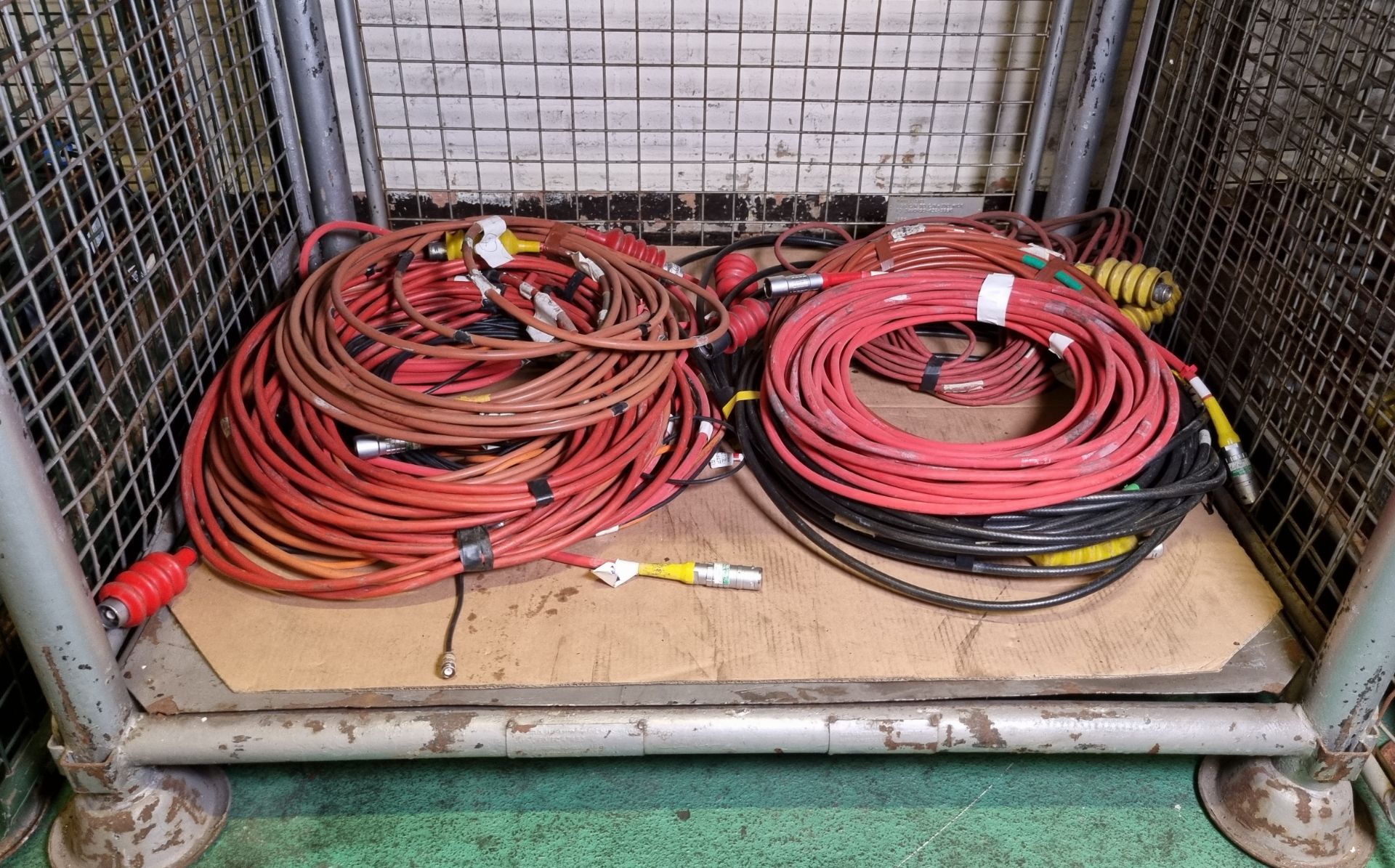 8x heavy duty coaxial cable with Lemo connectors