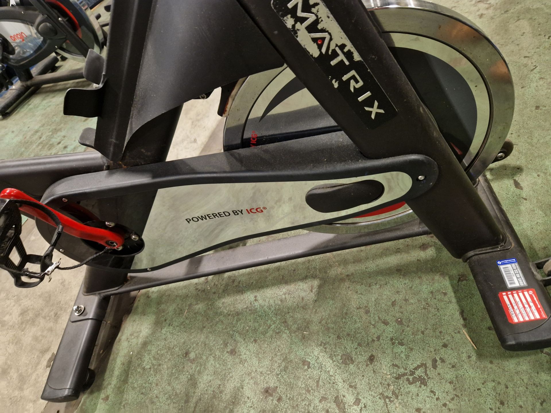 Matrix IC2 spin bike - max user weight 130kg - L 1200 x W 530 x D 1100mm - Image 6 of 6