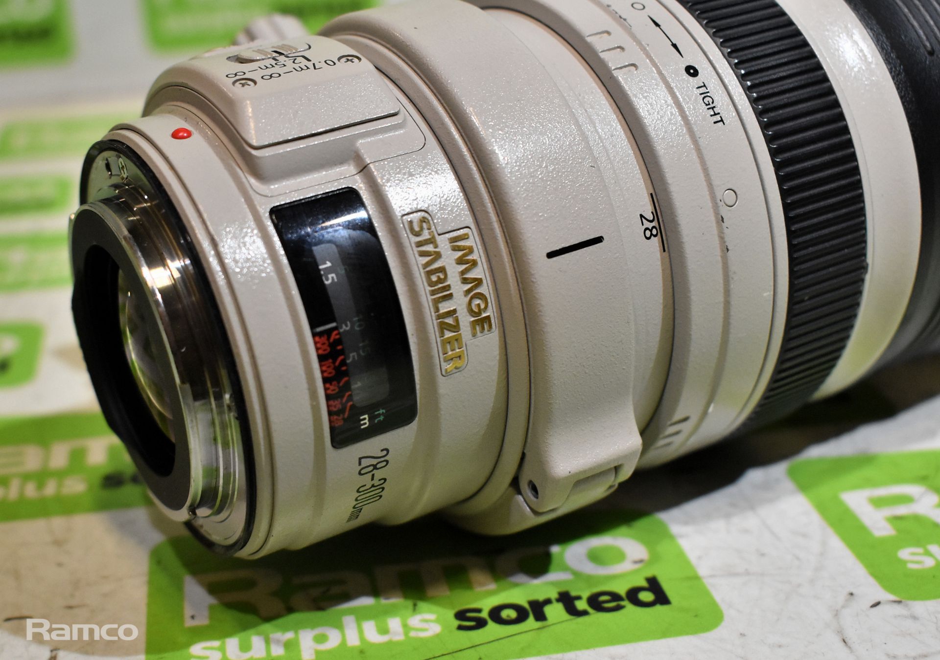 Canon zoom lens EF 28 - 300 mm 1 : 3.5 - 5.6 USM with LZ1324 soft case - Bild 5 aus 10