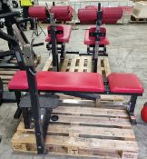 Bench press - L 1500 x W 800 x H 1000mm