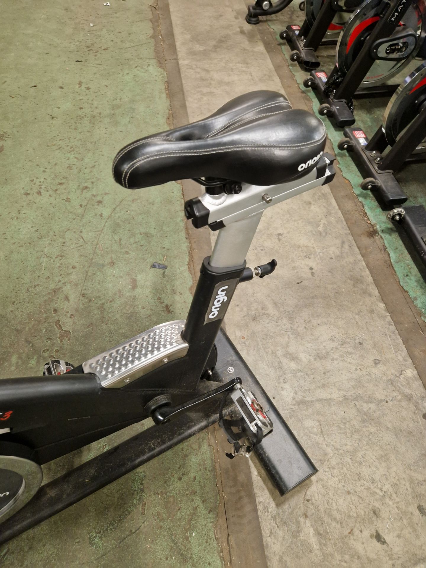 Origin OC3 spin bike - max user weight 158kg - L 1104 x W 622 x D 1340mm - Image 2 of 6