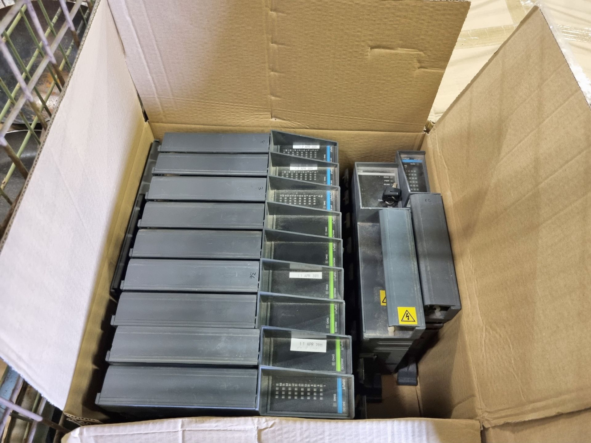 6x boxes of electrical spares - junction boxes - mixed sized switches - circuit boards - Image 4 of 4