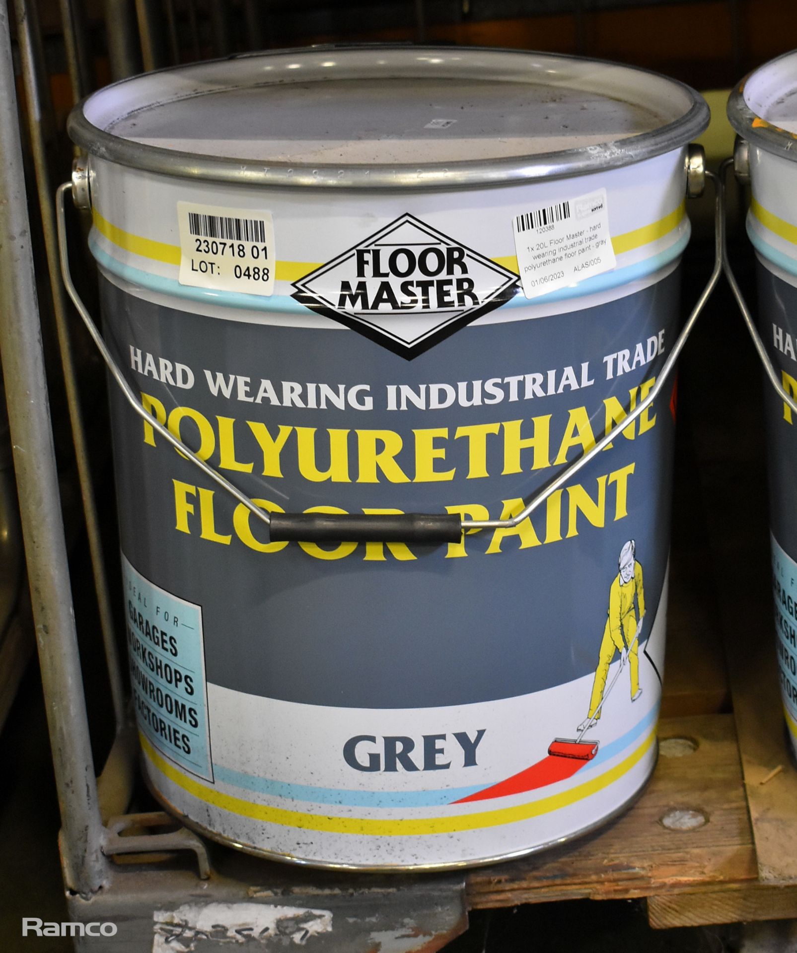 20L Floor Master - hard wearing industrial polyurethane floor paint - CAN ONLY BE SENT ON A PALLET