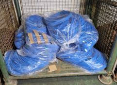 12x packs of blue 12mm x 10m PVC insulator sheath sleeves - 12 sleeves per pack