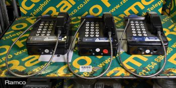 3x GAI-Tronics Auteldac 4 robust hazardous area telephones - L 190 x W 290 x H 90mm