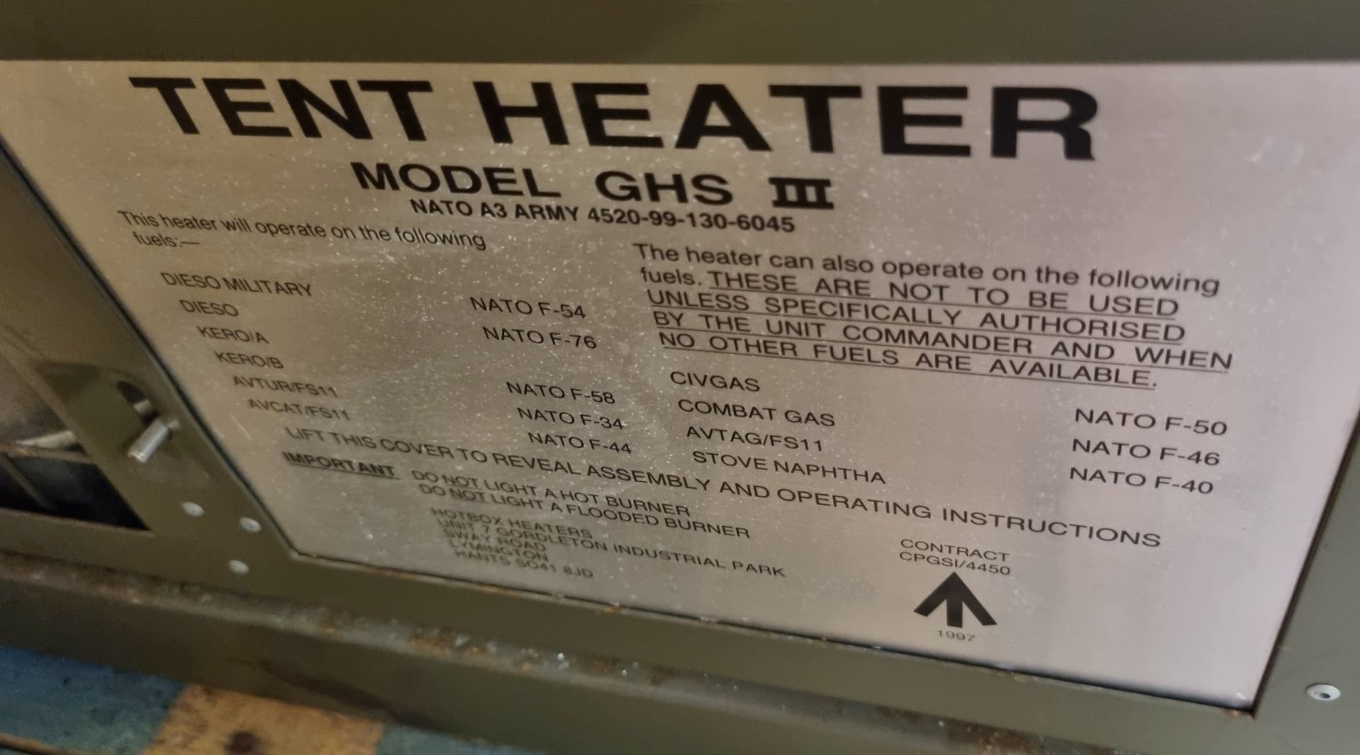 Tent Heater Model GHS 3 - see pictures for accessories - Bild 3 aus 6