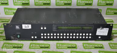 Kramer VS-162V 16x16 video matrix switcher - W 480 x D 180 x H 90mm