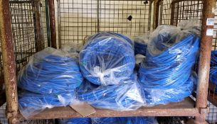 12x packs of blue 12mm x 10m PVC insulator sheath sleeves - 12 sleeves per pack