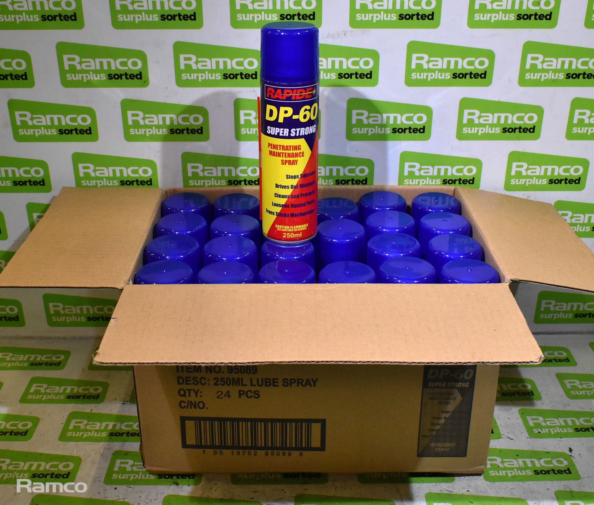 Rapide DP-60 super strong maintenance rapid penetration spray - 250ml spray tins - 24 tins