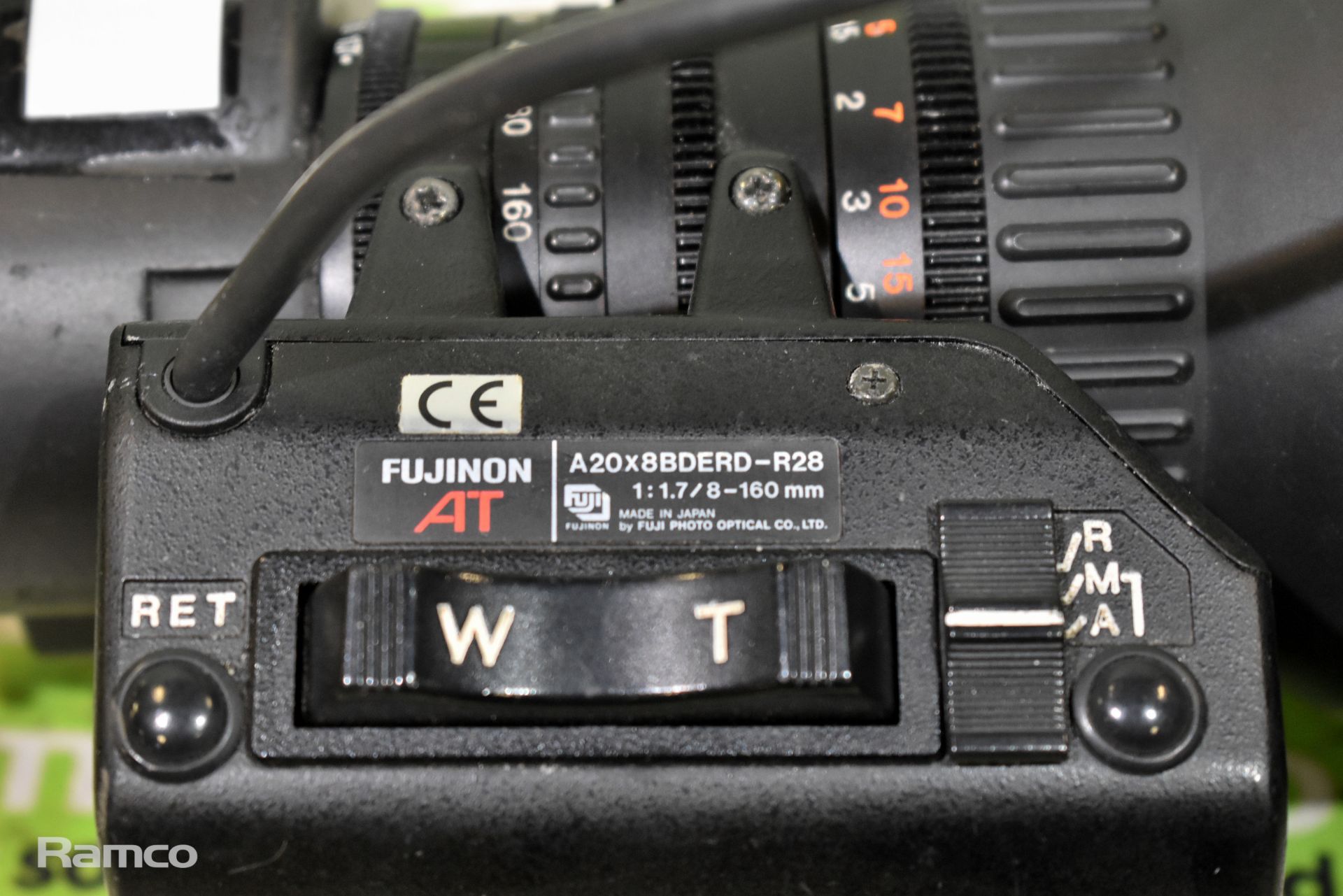 Fujinon AT A20 x 8BDERD R28 Aspheric and IF EFP / ENG zoom camera lens - Bild 8 aus 8