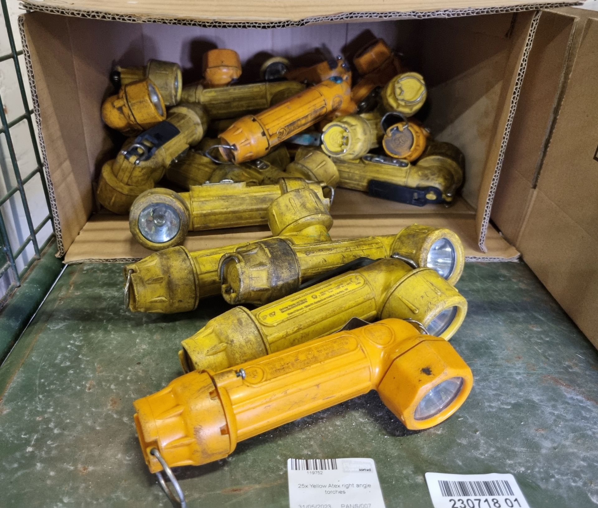 25x Yellow Atex right angle torches - Image 3 of 5
