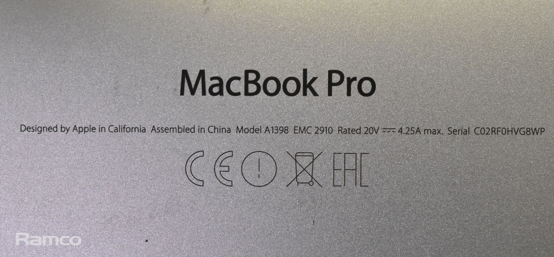 2x 2015 15 inch Apple Macbook Pros - model number A1398 - chargers included - Image 5 of 7