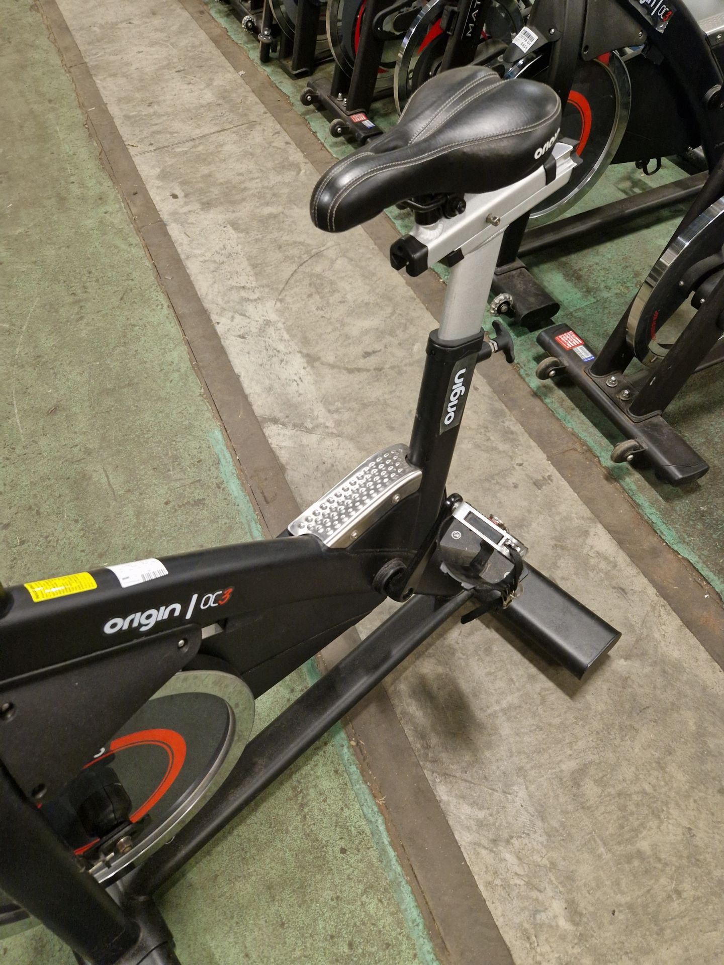 Origin OC3 spin bike - max user weight 158kg - L 1104 x W 622 x D 1340mm - Image 2 of 5