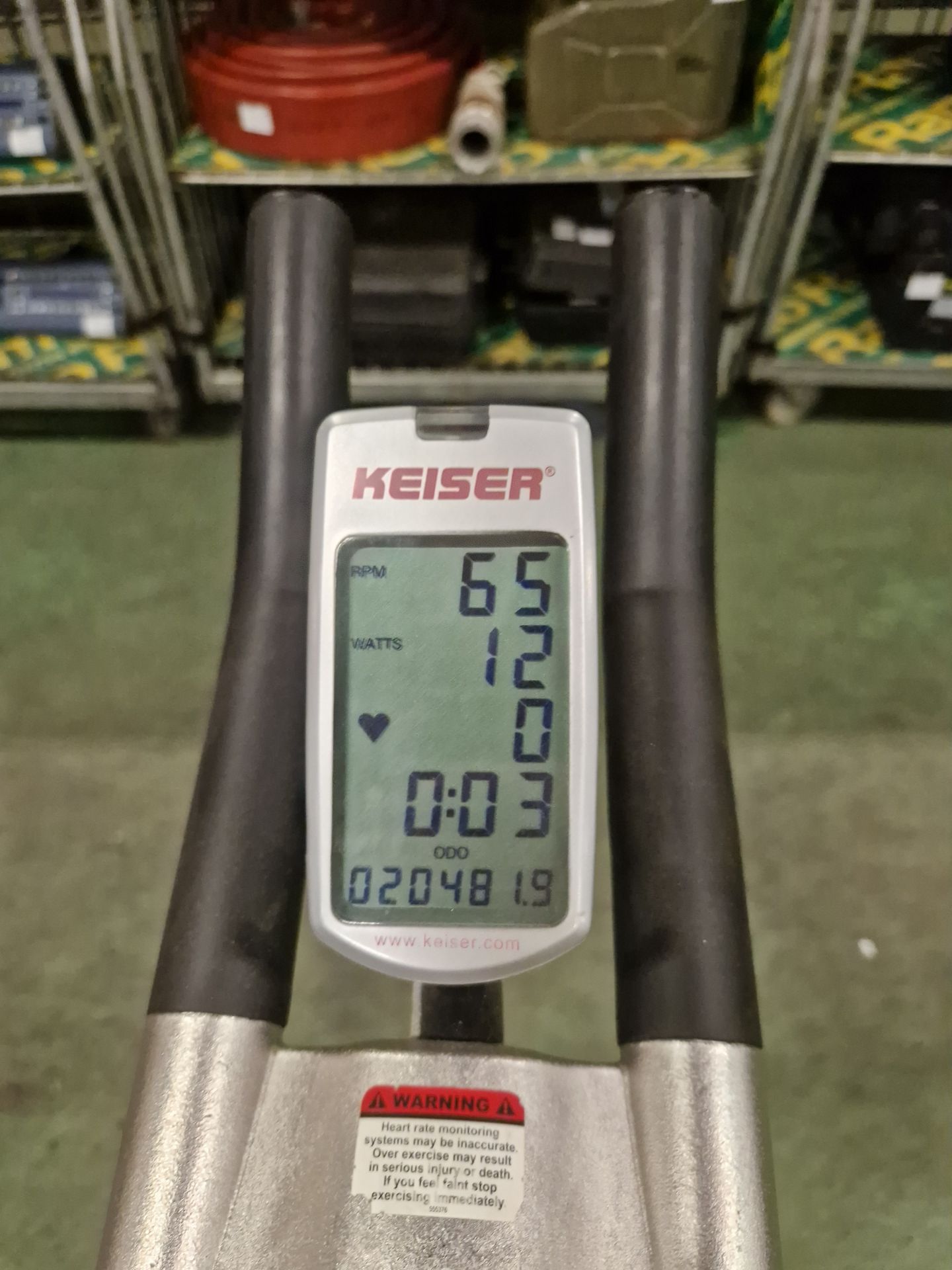 Keiser M3 exercise spin bike - Image 5 of 5