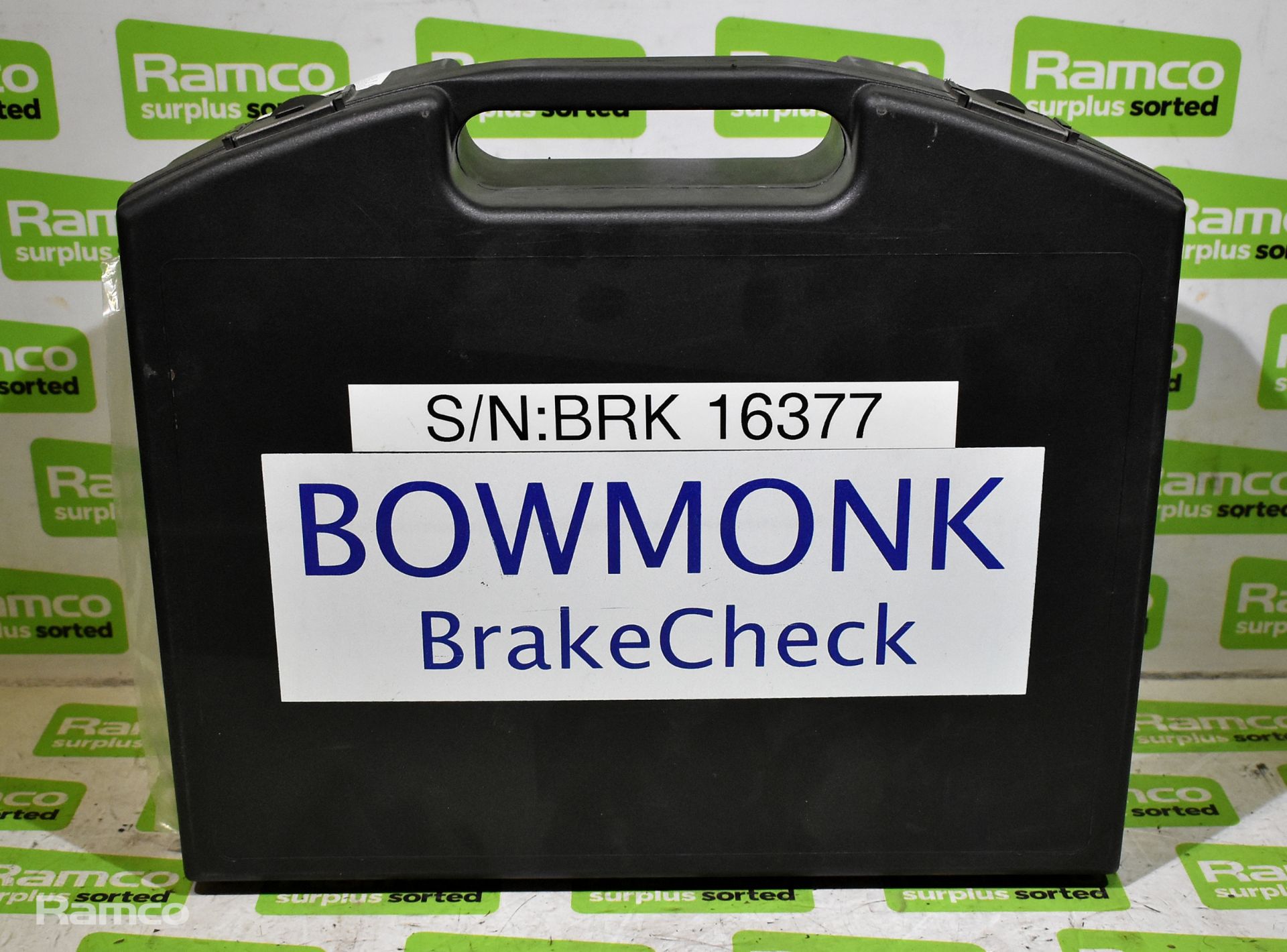 Bowmonk brakecheck series 2 brake tester meter kit with Bowmonk thermal printer model MCP7830-197 - Bild 5 aus 5