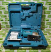 Makita 4334D cordless jigsaw - 18V - max 135mm - spare blades - carry case - L 440 x W 380 x H 110mm