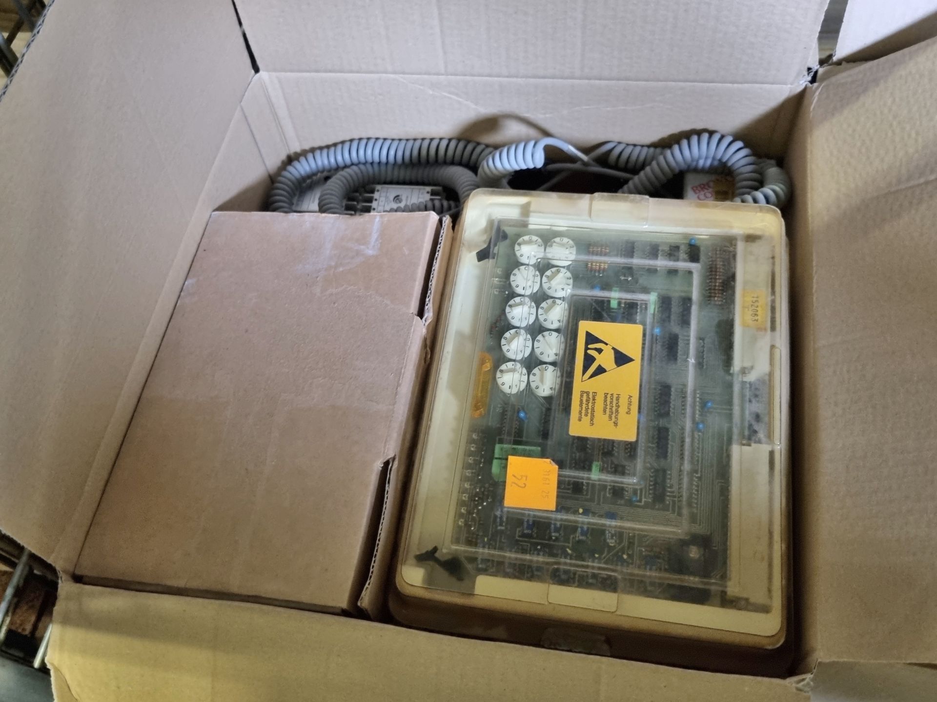 6x boxes of electrical spares - junction boxes - mixed sized switches - circuit boards - Image 6 of 7