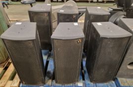 6x JBL Marquis series MS28 compact 2-way loudspeakers - W 295 x D 324 x H 676mm