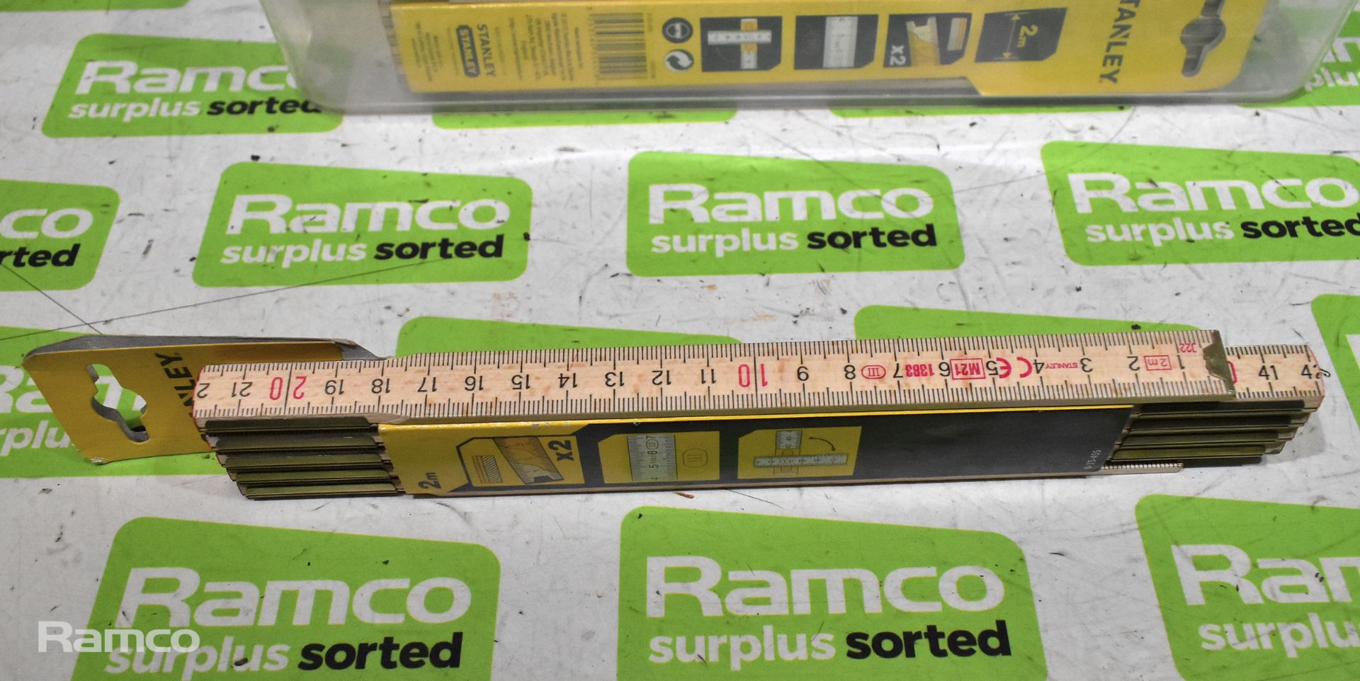 39x Stanley folding ruler 2M long - Image 2 of 3