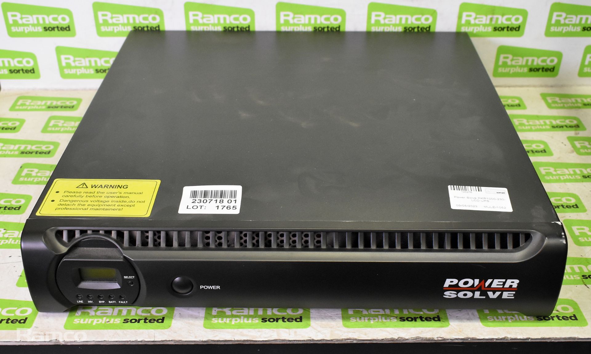 Power Solve PKR1000-230-LCD UPS