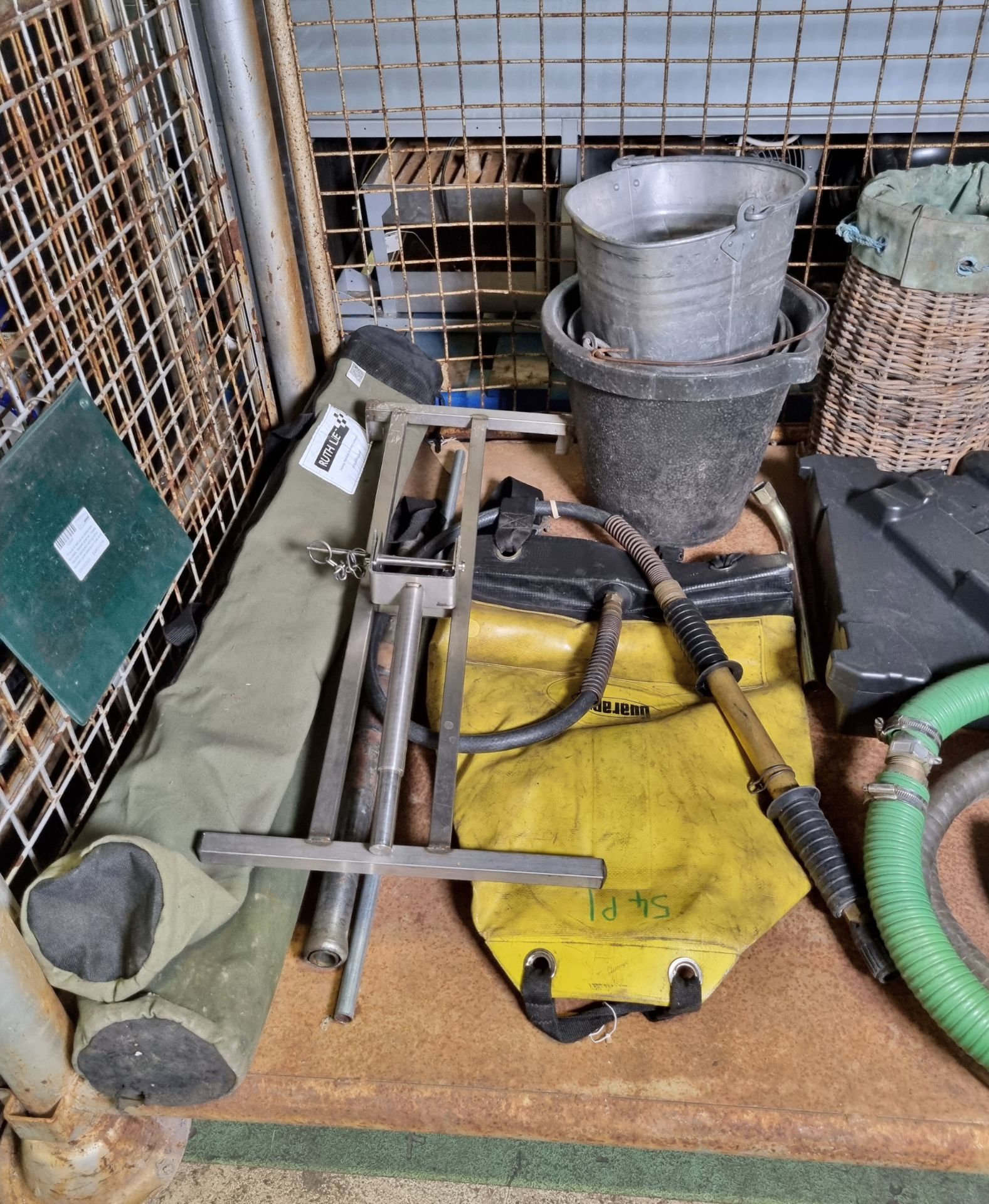 Fire and rescue accessories - buckets, basket strainer, hoses, flexible backpack extinguisher - Image 3 of 3