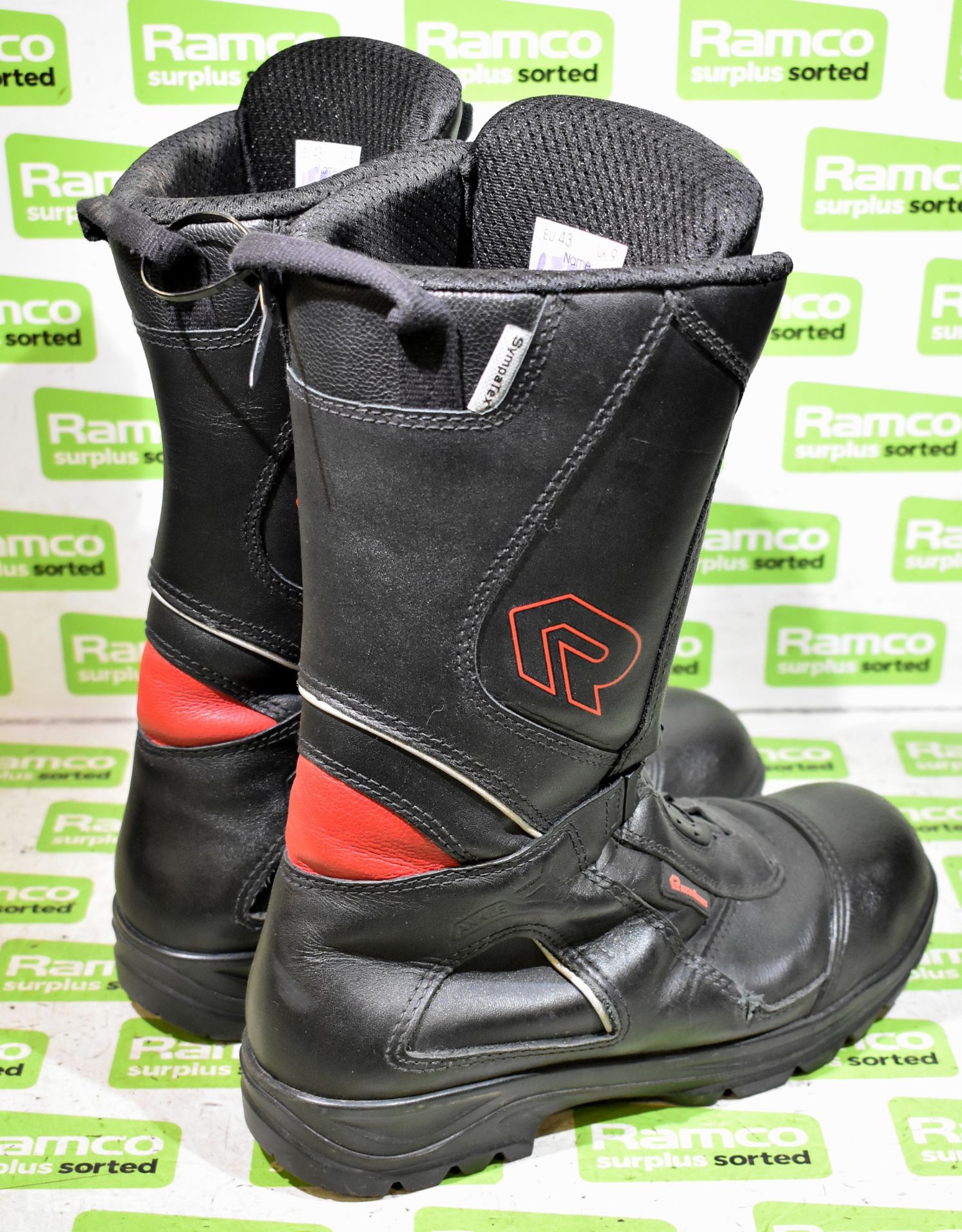 Rosenbauer Sympatex Fire & Heat Resistant Boots Pair - Size: EU 34, UK 9 - Image 2 of 4